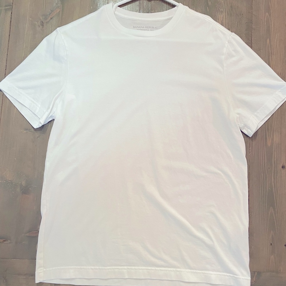 Banana Republic Supima cotton White medium t-shirt